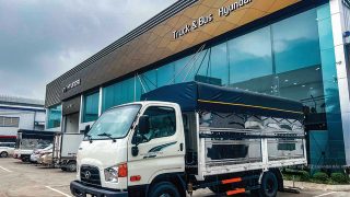 Xe Tải Hyundai New Mighty W750L – Thùng Mui Bạt